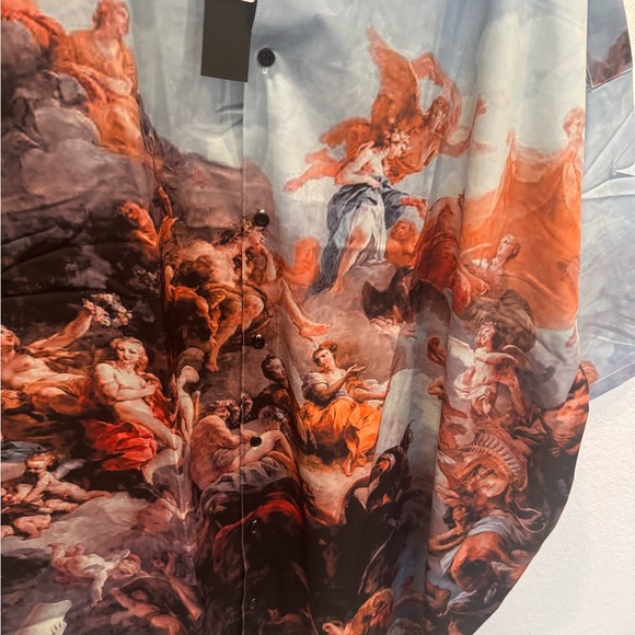 Renaissance Short Sleeve Woven Top - Multi Color - Picture 9 of 15